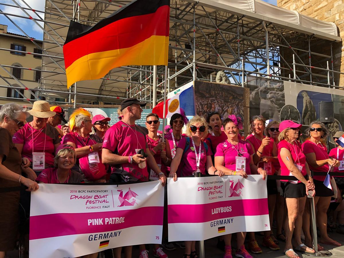 Pink Paddler Welttreffen in Florenz 2021