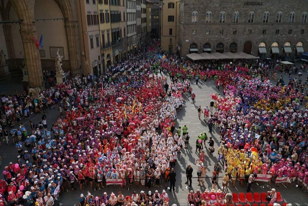 Pink Paddler Welttreffen in Florenz 2021